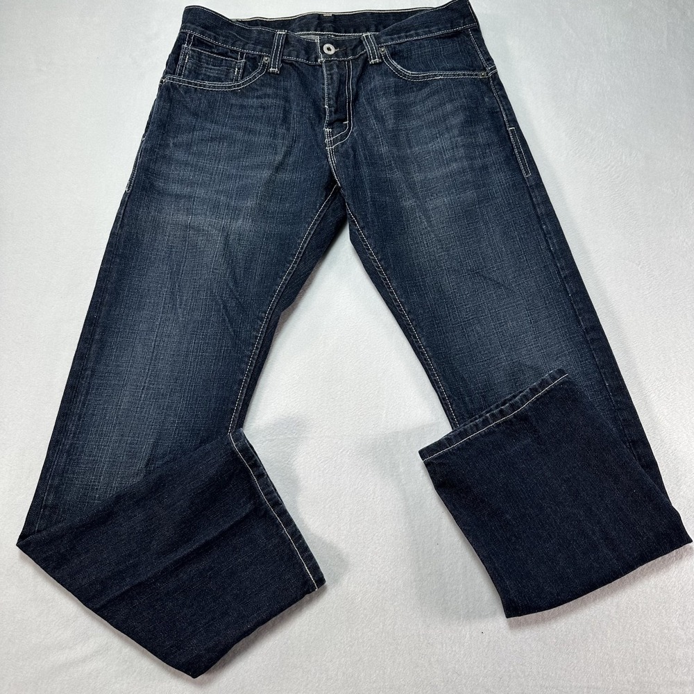 Levis 514 Jeans Men's 32x30 Blue Slim Straight Zip Pockets Denim Vintage Y2K‎